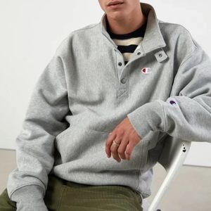 Champion Reverse Weave Quarter-Snap Pullover Size XL